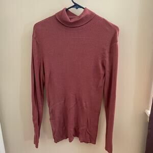 Express Mauve Turtle Neck Sweater Size Large